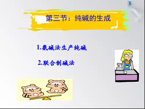 纯碱的生成人教版选修ppt课件