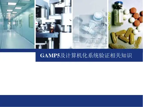 GAMP5及计算机化系统验证相关知识课件