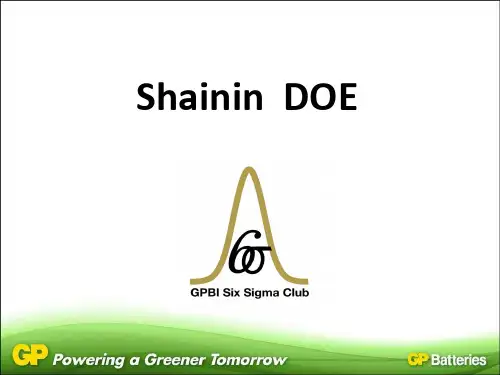 10_Shainin DOE