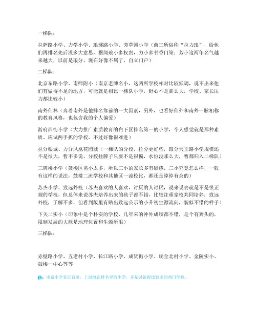 一梯队