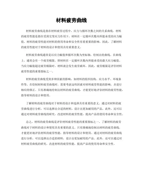 材料疲劳曲线