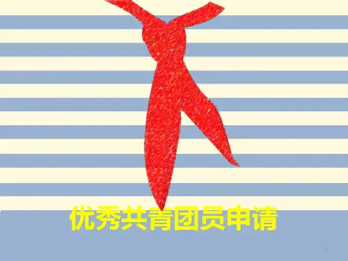 优秀共青团员答辩ppt课件