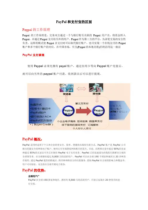 PayPal和支付宝区别