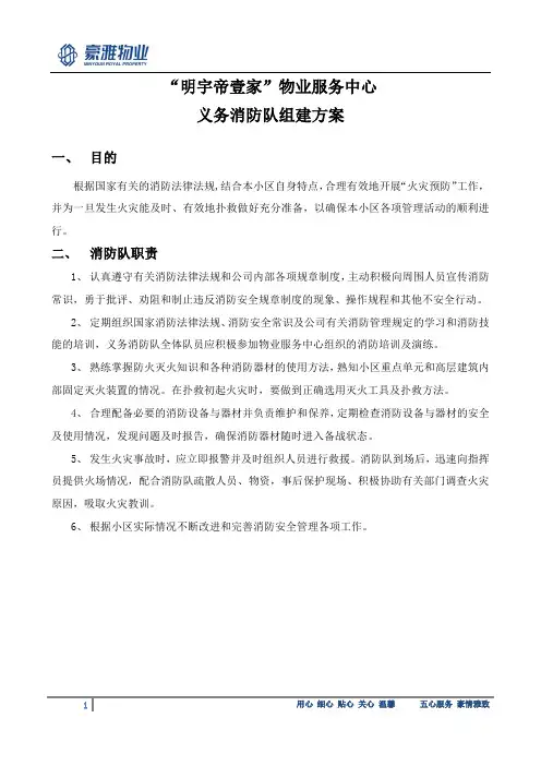 (完整版)义务消防队组建方案