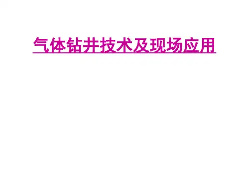 气体钻井技术及现场应用