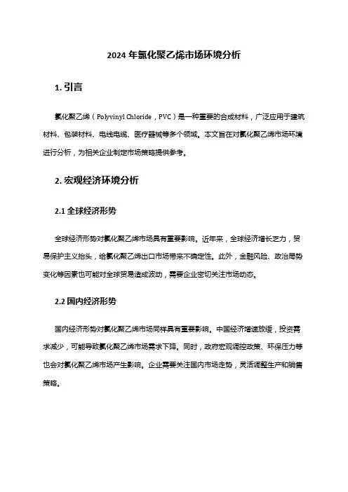 2024年氯化聚乙烯市场环境分析