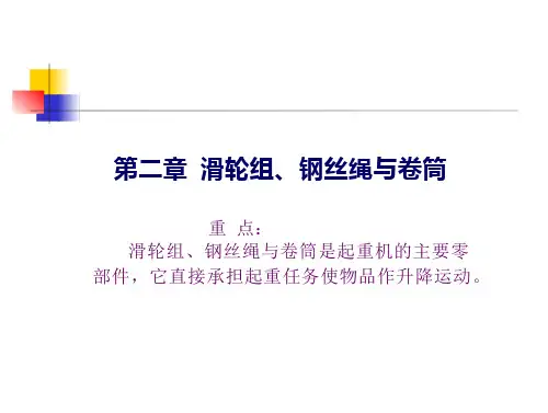 41_滑轮组钢丝绳与卷筒