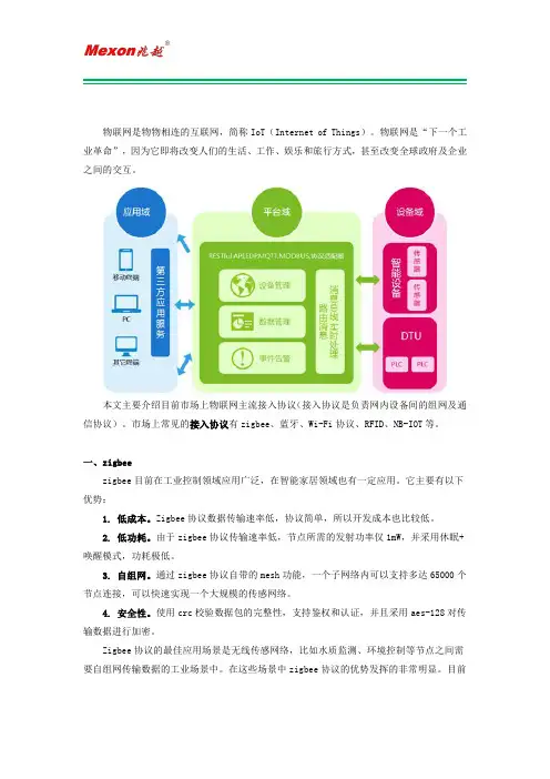物联网主流接入协议介绍