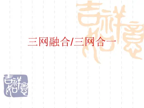 三网融合 PPT素材-PPT精品文档