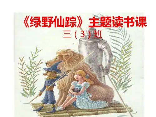 《绿野仙踪》读书课课件