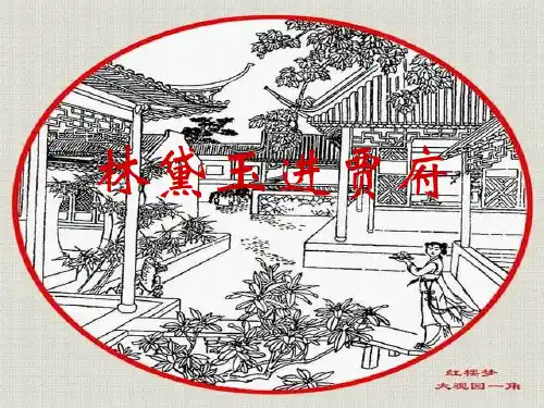 林黛玉进贾府ppt313 鲁教版最新公开课优选PPT课件