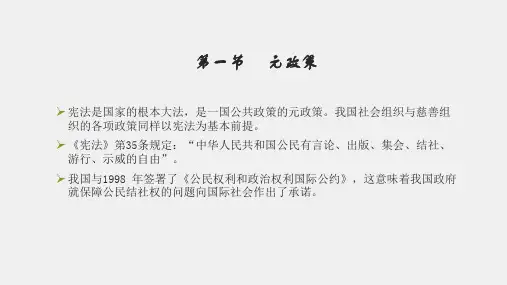社会组织与慈善组织管理课件章节4