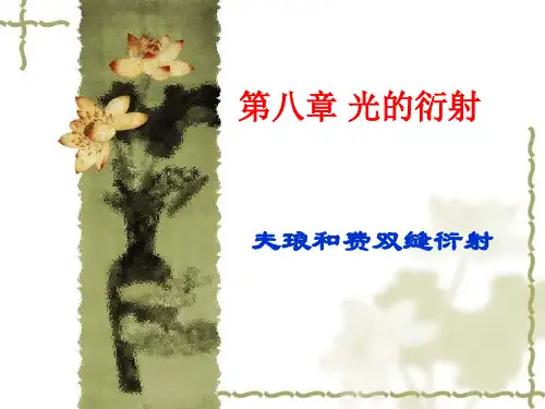 夫琅和费双缝衍射