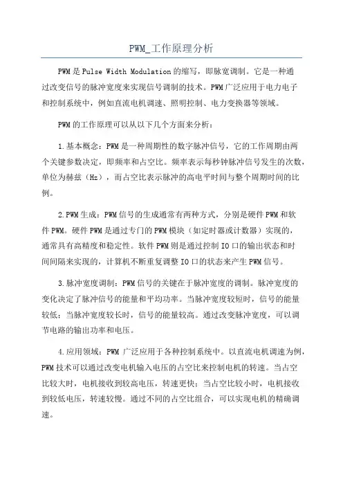 PWM_工作原理分析