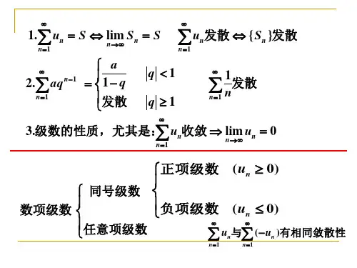 8.2 正项级数敛散性的判别