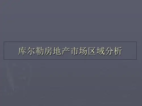 库尔勒房地产市场区域分析