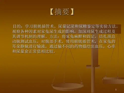 机能实验PPT