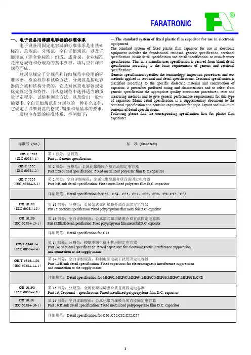 薄膜电容器