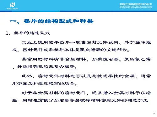 垫片的相关知识及选型报告