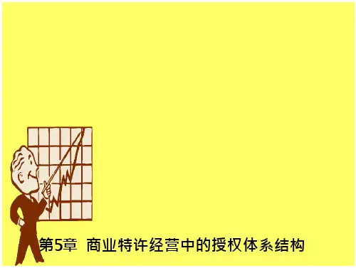 第5章 商业特许经营中的授权体系结构