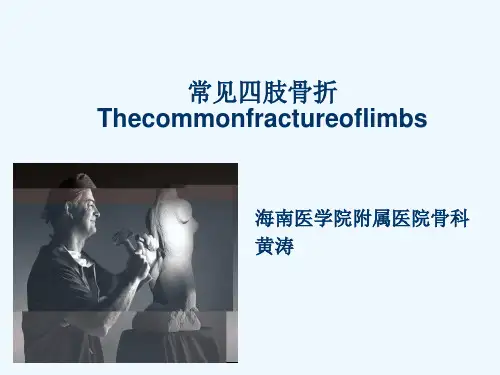 四肢常见骨折