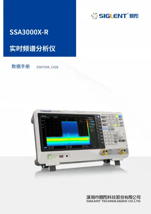 鼎阳科技 SSA3000X-R 系列实时频谱分析仪数据手册说明书
