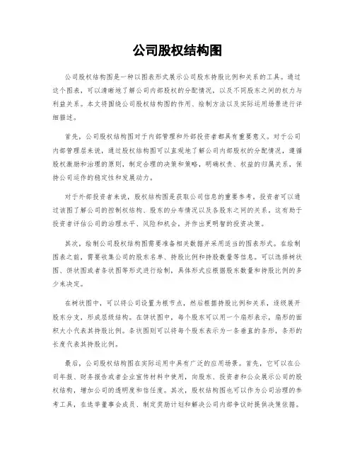 公司股权结构图