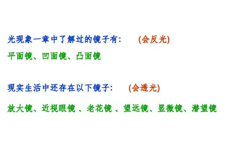 初中1--51透镜(新人教版)ppt课件
