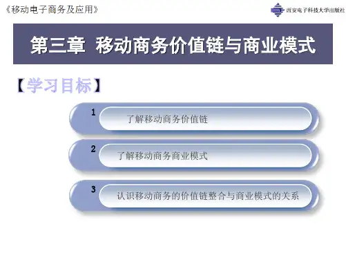 移动电子商务及应用第3章