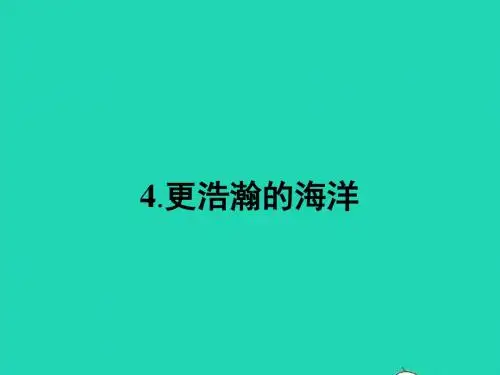 九年级语文下册 第一单元 4 更浩瀚的海洋课件 语文版