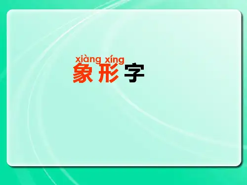 13、象形字真奇妙
