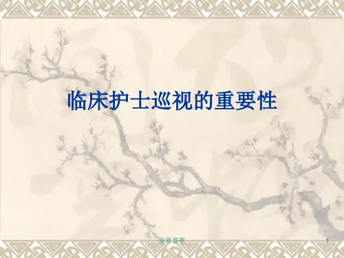 临床护士巡视的重要性[业界研究]