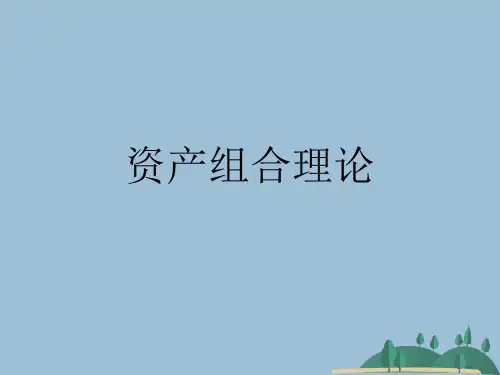 资产组合理论