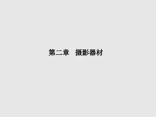 第二章  摄影器材概览
