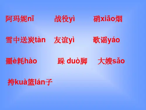 14再见了亲人课件ppt