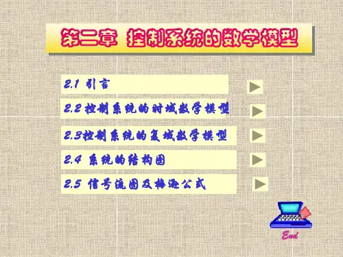自动控制原理第二章 控制系统的数学模型