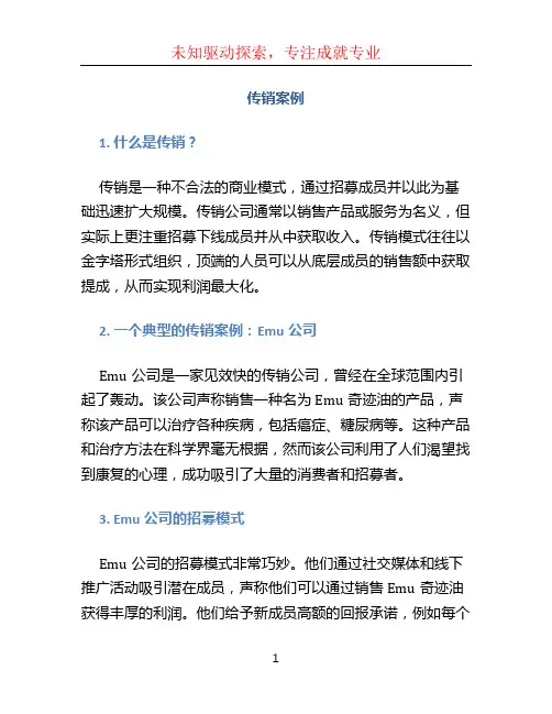 传销案例文档
