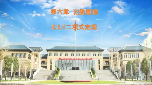 人教版高中数学选择性必修第三册6.3.1二项式定理课件