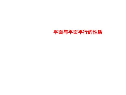 平面与平面平行的性质 课件 