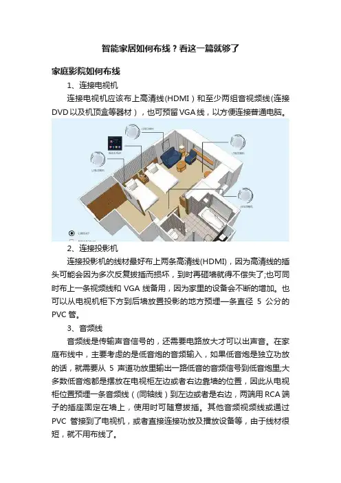 智能家居如何布线？看这一篇就够了