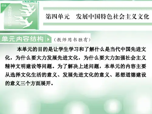 高中政治 第四单元8-1 色彩斑斓的文化生活课件 新人教版必修3