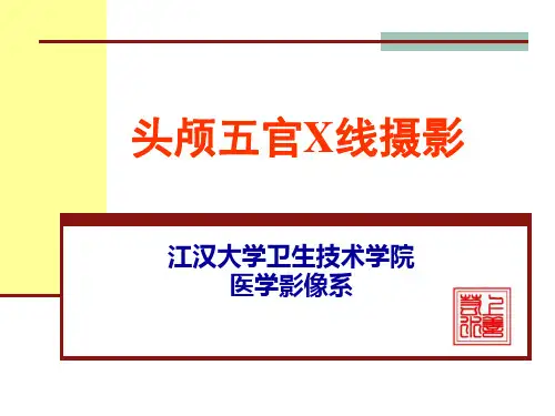 X线摄影位置学-5头颅五官摄影位置