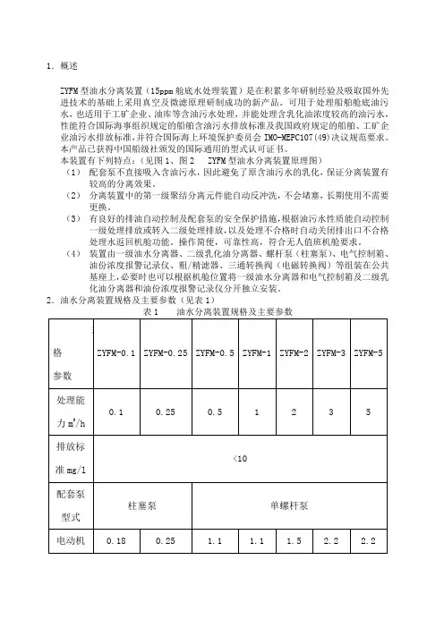 ZYFM系列说明书