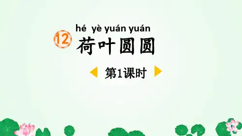 《荷叶圆圆》PPT课件