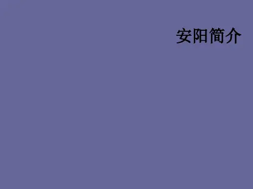 安阳简介ppt课件