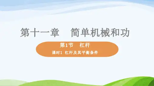苏科版九年级上册物理全册教学课件(2021年11月修订)