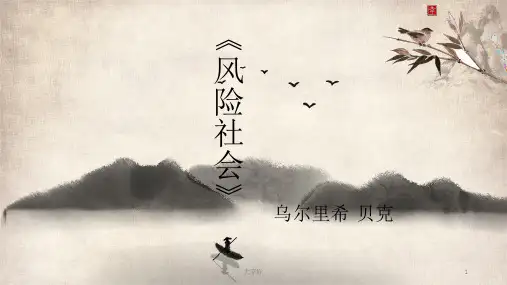 风险社会 PPT