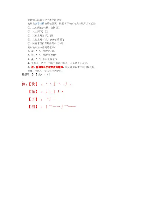 手机笔画输入法