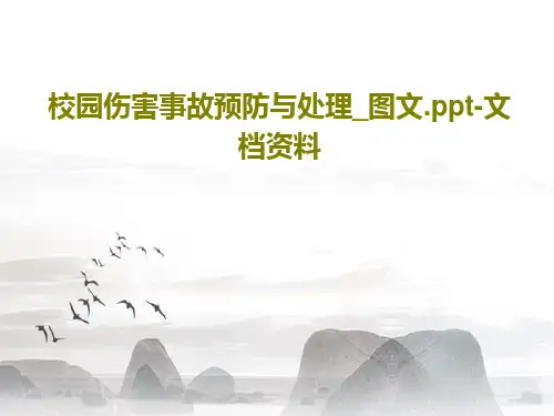 校园伤害事故预防与处理_图文.ppt-文档资料PPT共33页