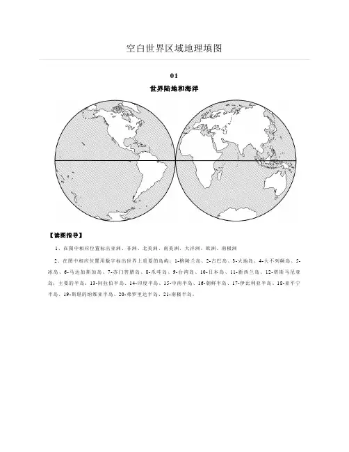 空白世界区域地理填图